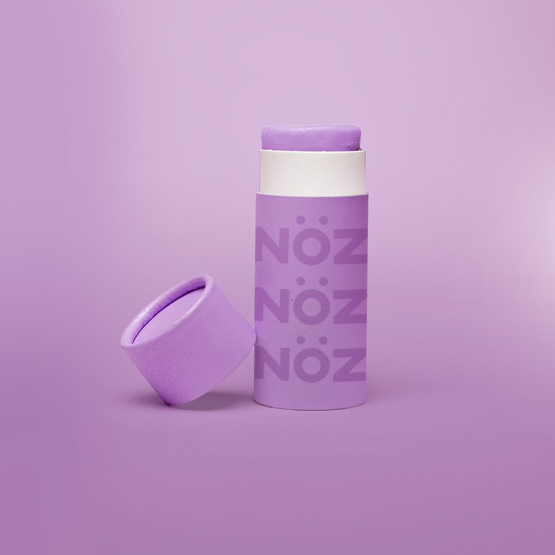 NOZ light purple-blue vegan cruel free sunblock 